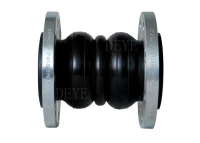 China EPDM NBR Two Ball Twin Sphere Rubber Expansion Joint With Galvanized Flange for sale