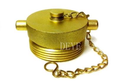 China Fire Safe Male Hydant lug Caps With  Chain for sale