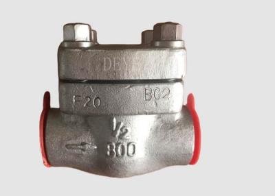 China Forged Steel Stainless Steel 316 304 Duplex SS Check Valves With BW Ends Threaded Ends CVC-0800-1-2 for sale