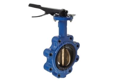 China PN10 PN16 PN25 Water Valve Ductile Iron GG25 GGG40 GGG50 Lug Butterfly Valves for sale