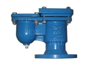 China Cast Ductile Iron Water Valve Double Function Air Release Valve With Flange Ends for sale
