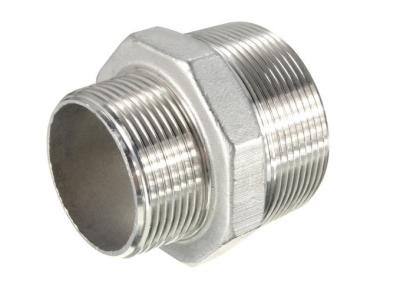 China Stainless Steel 150# Screwed  Hex. Nipples to connect threaded pipes for sale