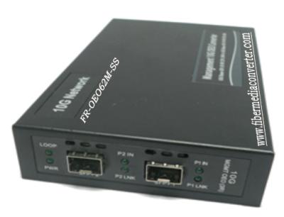 China Standalone Web-Smart 10G OEO Converter (3R) , Managed Type , Black Colour for sale
