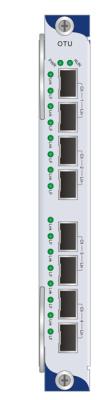 China 4*SFP+ port to 4*SFP+ 10G Media Converter Module slot Line Card (SFP+ to SFP+)     (Support 6U/2.5U/1U management Rack) for sale