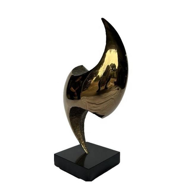 Hot products Chinese factory stainless steel design indoor sculpture for home