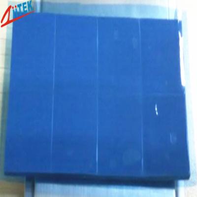 中国 ギャップフィルター2.0W/mKのUltrasoft低い熱抵抗のシリコーン ゴムのパッド45 shore00を熱的に冷却する青い脱熱器 販売のため