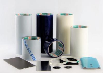 China Película protetora livre da chapa metálica do CE do LDPE de dano 80g/25mm para o painel de aço da cor à venda