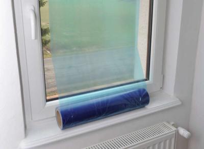 China Polyethylene Residue Free 60 Days LLDPE Window Glass Protection Film for sale