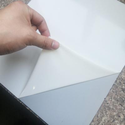 China HNHN PE Milky White 130Mic Mirror Safety Backing Film for sale