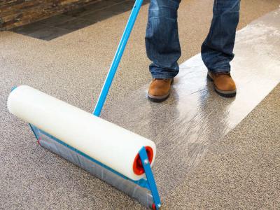 China Protector plástico del piso de la alfombra casera en casa de la decoración de 80 usos del micrón los 60cm en venta