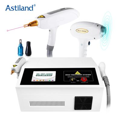 China Diode Laser Hair Removal Machine Nd Yag Laser Tattoo Removal Multifunctional for sale
