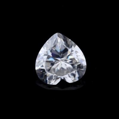 China La suposición blanca estupenda auténtica única de Moissanite DEF del diamante de la forma del corazón cortó todos los tamaños en venta