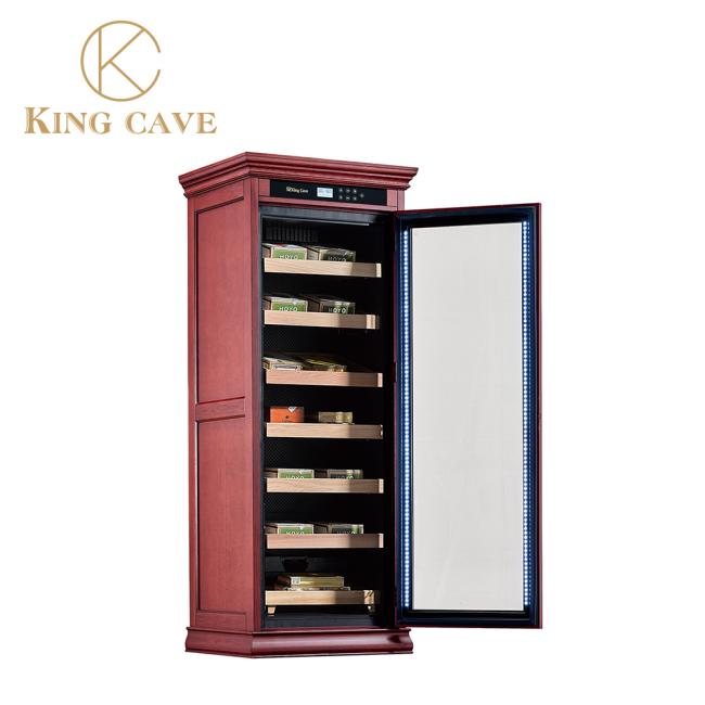 High Quality Luxury Wine Cooler Cigar Cabinet With With Cedar Wood Tray High Quality Luxury Wine Cooler Cigar Cabinet With With Cedar Wood Tray