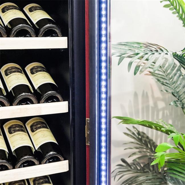 Large Kitchen Fridge Furniture Red Wine Cooler Cabinet With Door Lock Large Kitchen Fridge Furniture Red Wine Cooler Cabinet With Door Lock