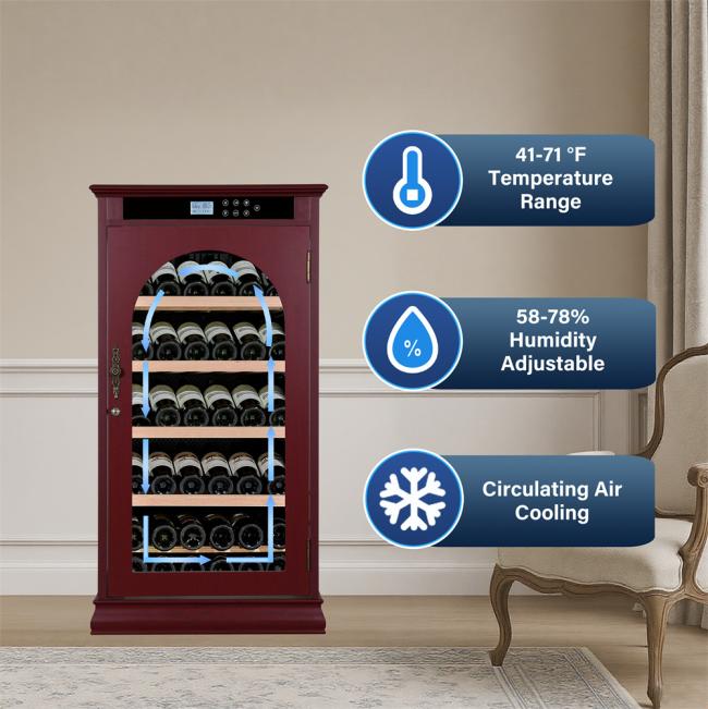 Wine cooler technical specifications