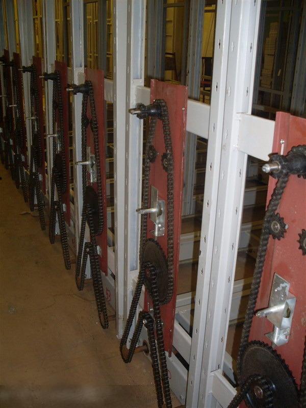 Mobile File Shelving Movable Compact Shelves Bookshelf Mobile Pallet Racking