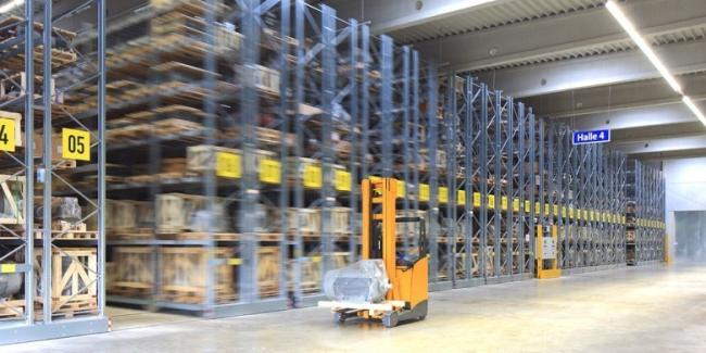 Electric Movable Racking Mobile Heavy Duty Storage Pallet Rack for File Library