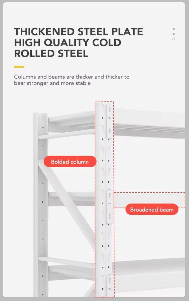 Certificated Light Middle Duty Warehousetorage Industrial Shelves