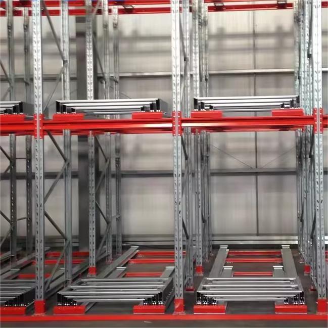 Customized High Quality Heavy Duty Push Back Racking System for Warehouse