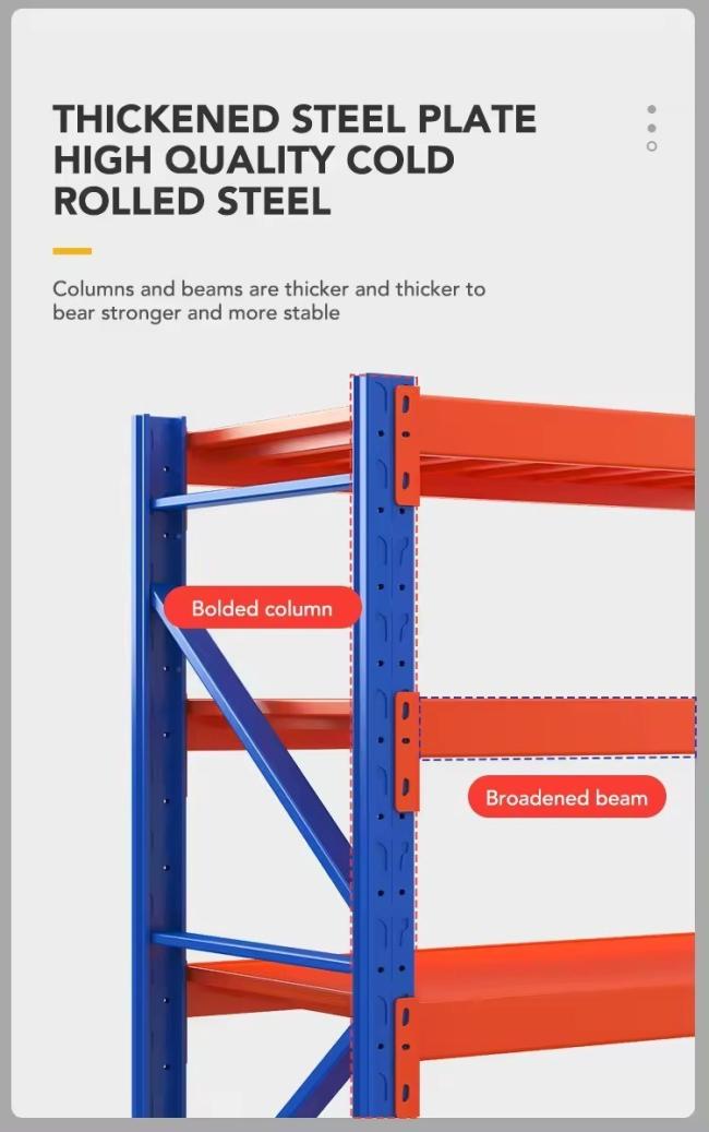 China Customized Industrial Workshop Metal Racking for Factory Warehouse