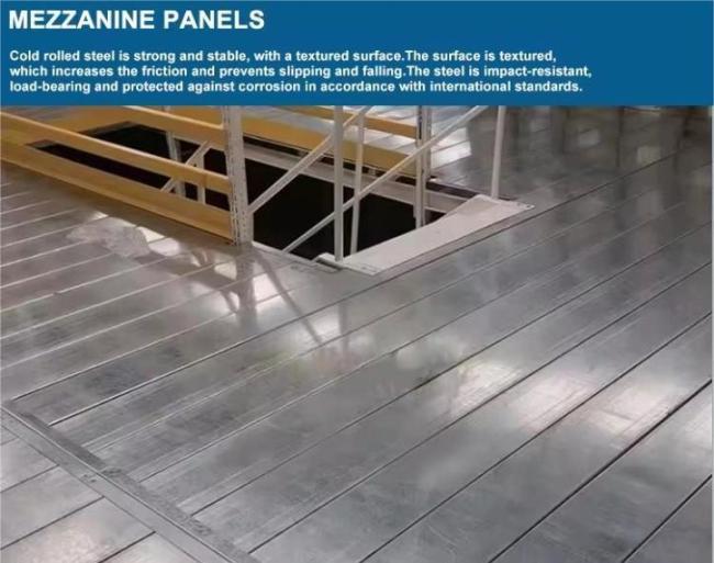 Multi Level Mezzanine Racking System Stable Steel Stage Platform for High Warehouse