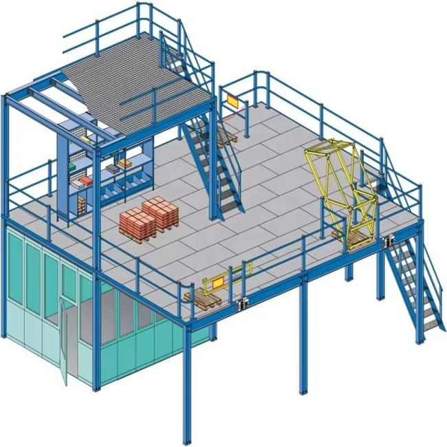 Best Factory on Sale Customer Design Mezzanine Floor Raised Storage Platform