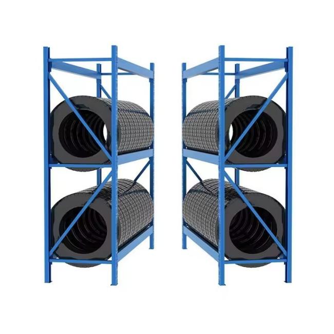 Tire Rack for Warehouse Storage Truck Tyre Motorcycle Spare Tire Pallet Racking