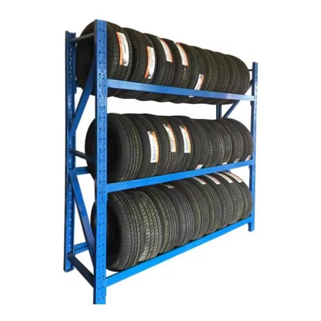 Tire Rack for Warehouse Storage Truck Tyre Motorcycle Spare Tire Pallet Racking