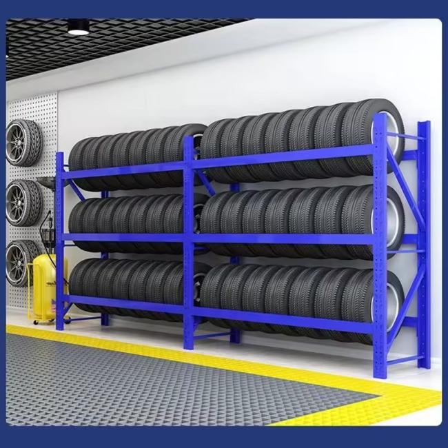 Tire Rack for Warehouse Storage Truck Tyre Motorcycle Spare Tire Pallet Racking