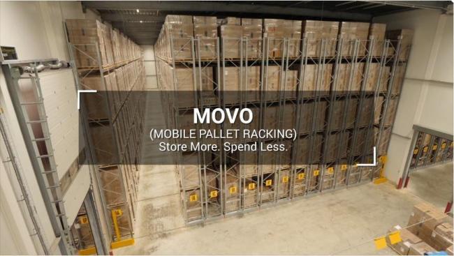Wheels Radio Shuttle Racks Automated Cold Warehouse Storage Pallet Racking