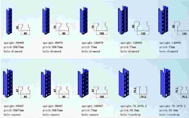 China Nanjing Factory Very Narrow Aisle Pallet Racking Q235B Good Price Quality