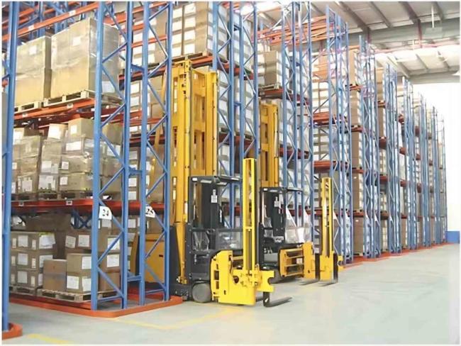 China Nanjing Factory Very Narrow Aisle Pallet Racking Q235B Good Price Quality