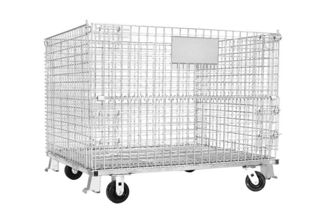 Customized Size Usage Wire Mesh Container for Warehouse Supermaket