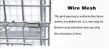 1200*1000*890 Large Folding Storage Cage Corrosion-Resistant Mobile Turnover Cage 1300kg for Warehouse