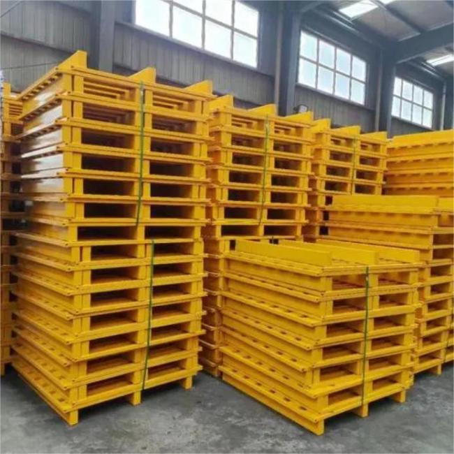 Customized 4 Way Entry Steel Pallets of Warehouse