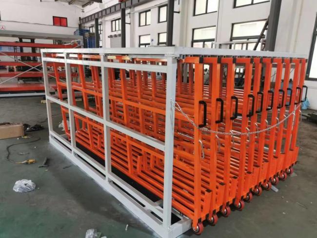 Vertical Roll out Sheet Rack Heavy Duty Metal Racks for Metal Wooden