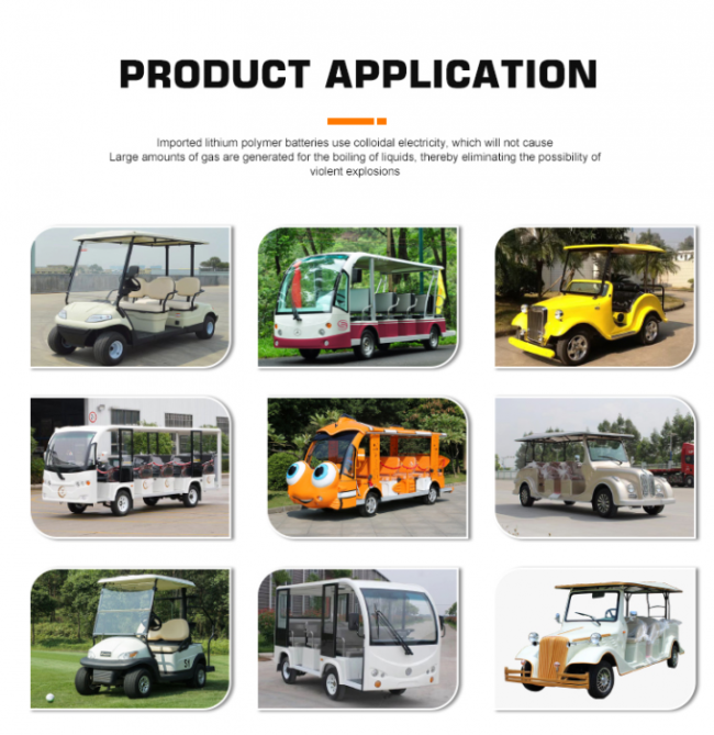 ISO Approved Ezgo Golf Cart Battery 48V 125AH For Yamaha Club Car 2