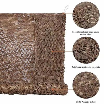 China Jungle Military Camouflage Net Green Sunscreen Shade Net Double Layer Cover Net for sale