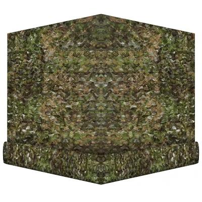 China Camouflage Leaf Netting Jungle Desert Double Layers 300D 6.5ft X 10ft 2x3m 6.5ft X 20ft 2x6m for sale