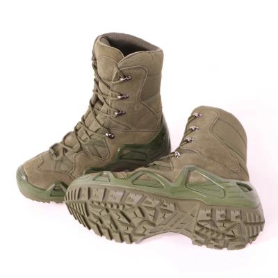 中国 Black Brown Womens Mens Leather Military Boots 9 Inch Work Training Tactical 販売のため