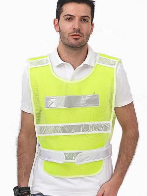 China Class 3 Police Traffic Reflective Vest  Reflective Clothing Construction Site   Sanitation for sale