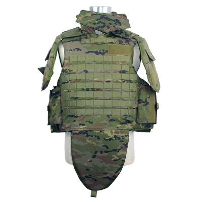 China 9mm Military Gear Bulletproof Vest Black Full Coverage Armor Men'S Tactical for sale