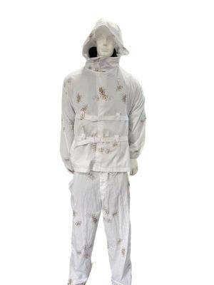 China 5xl 4xl 3xl Camo Ghillie Suit Army Hunting Outdoor Lightweight Hidden Tracking White for sale
