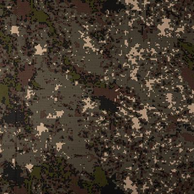 China Army Camouflage Fabric Material Polyester Cotton Blend Korean Granite Digital Tear Resistant for sale