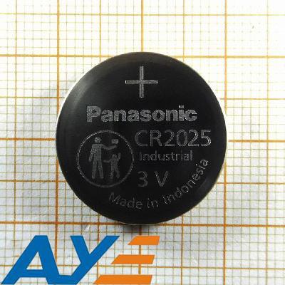 China CR2025 Button Battery Holder Lithium 150mAh 3V 2025 Flat Top 20mm for sale