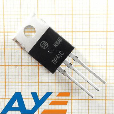 China TIP41CG Bipolar Junction Transistor Frequency 3MHz Rated Current 6A for sale