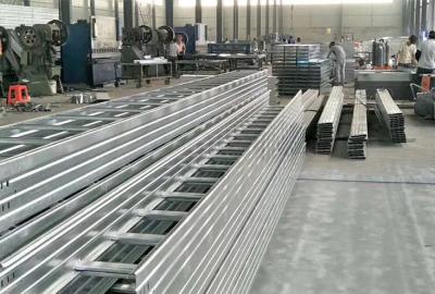 China 1.5 - 2.5mm  Ladder Type Cable Tray Galvanised Steel Cable Tray Corrosion Resistance for sale