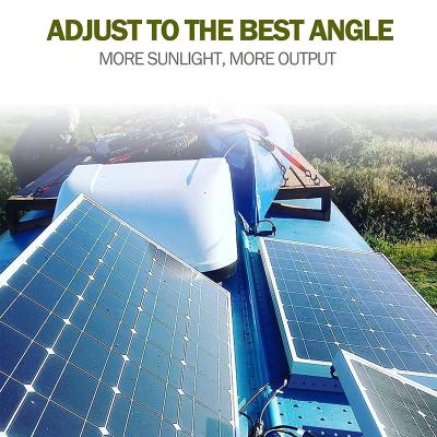 China 2 Hour Installation Aluminium Solar Panel Angle Mounting Bracket 400Lbs for sale