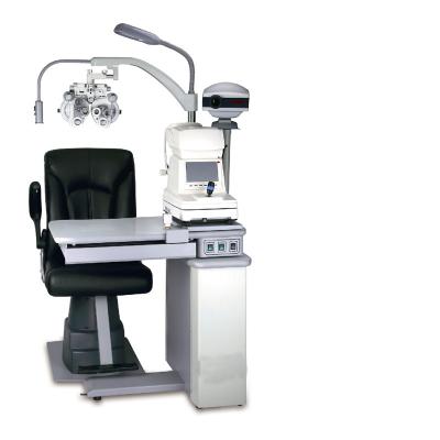 China With Drawer for Trial Lens Set Save Space Ophthalmic Chair Unit For One Instrument Arm Liftable ElectrIC Chair GD7506 for sale