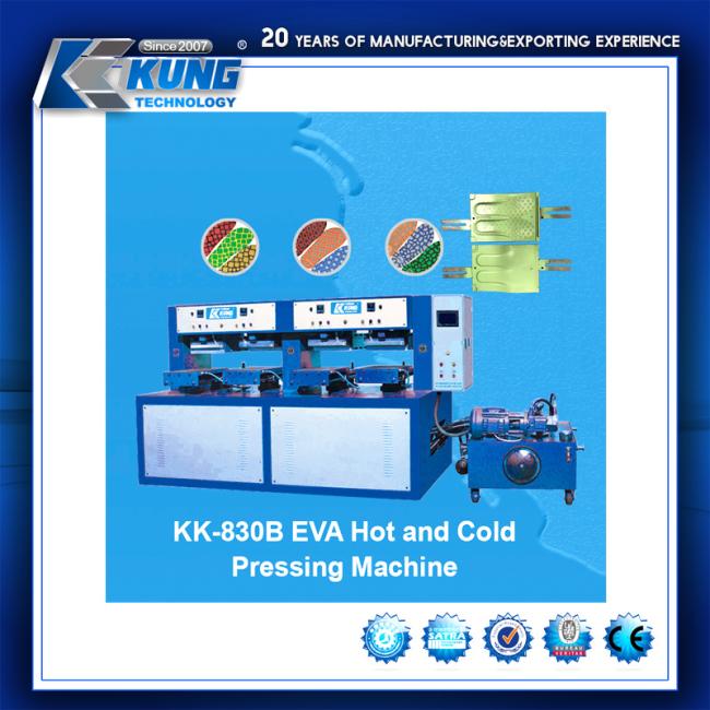 EVA Hot and Cold Press Foaming Shoe Pad Making Machinery